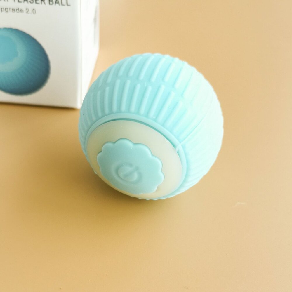 Mini Smart Pet Toy Ball USB-C Rechargeable Auto Obstacle Colorful Light Fun